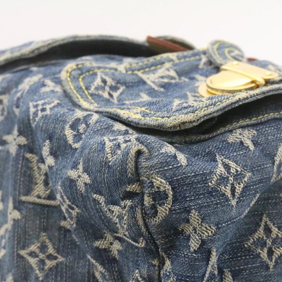 LOUIS VUITTON Monogram Denim Sac A Dos GM Backpack Blue M95056 LV Auth 23330AM - Picture 5 of 16